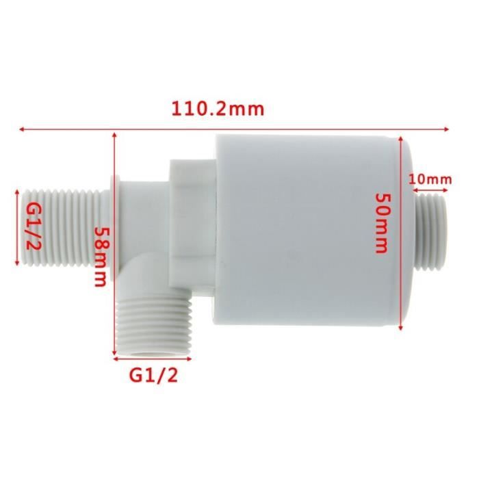 Vanne à Flotteur Automatique En Inox 304 – Contrôle Niveau D'eau Pour Piscine, Aquaculture, Abreuvoir - 9