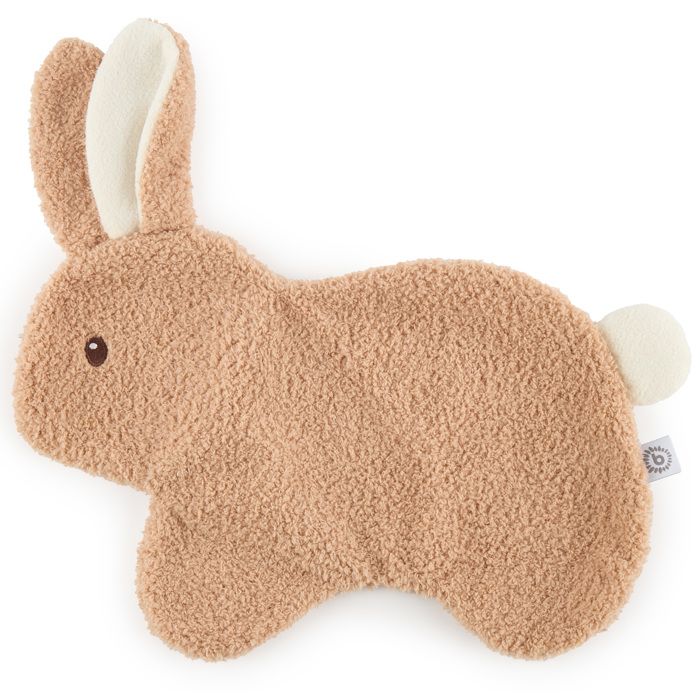 Bieco Doudou Lapin Fine en bouclé Doudou plat doudou bebe fille doudou bebe garçon doudou mouchoir doudou lapin rose peluche