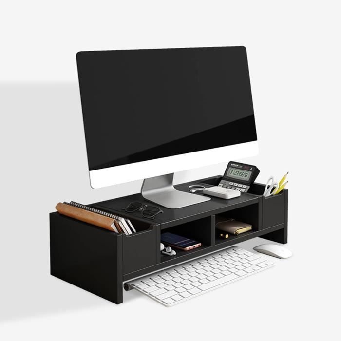 Support Réhausseur Moniteur Ordinateur Portable Pc Hauteur Réglable En