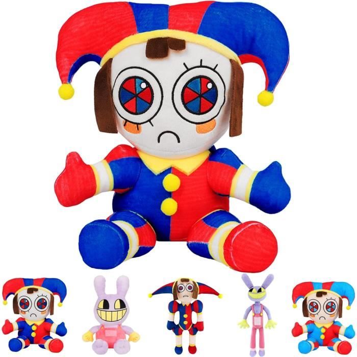 Jelly Blox TOPLITHE Pomni Digital Circus Peluche Pomni Et Jax Anime Plushie Peluche The Amazing