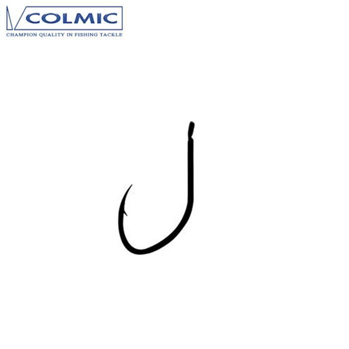 Lot De 20 Hameçons Colmic Nuclear N500NX – Acier Carbone Nickel, Tige Plate, Microbarb, Idéal Carpes Et Gros Poissons