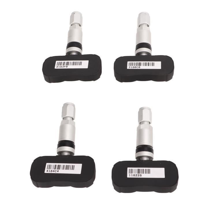 Kit Capteurs TPMS Pour Toyota Corolla, C-HR, Land Cruiser - 4 Capteurs Métal, Remplacement Direct | Surveillance Pression Pneus
