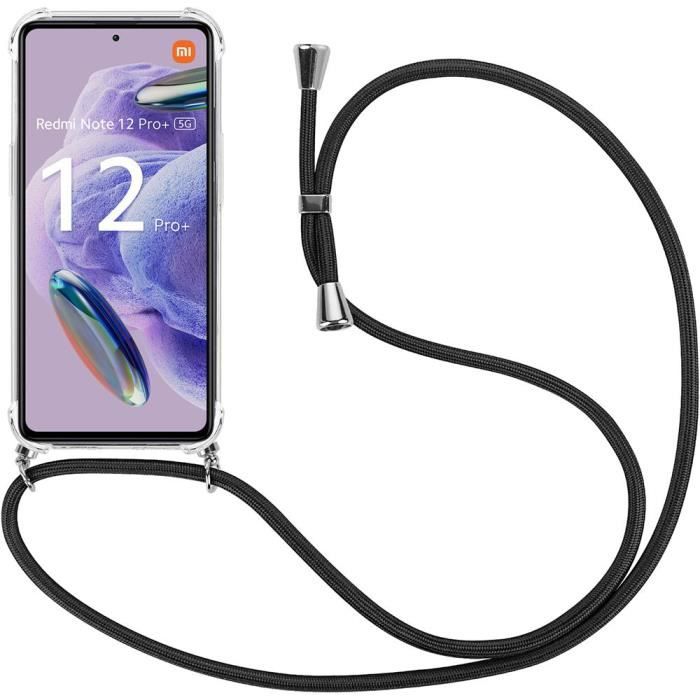 Coque Avec Cordon Pour Xiaomi 15T 5G - Housse Silicone Transparente Anti-chute, Cordon Réglable 150 Cm, Protection Renforcée Aux Coins