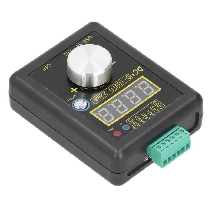 Générateur De Signal Haute Précision Portable 4-20mA / 0-10V - Outil Test Ajustable Avec Affichage LED