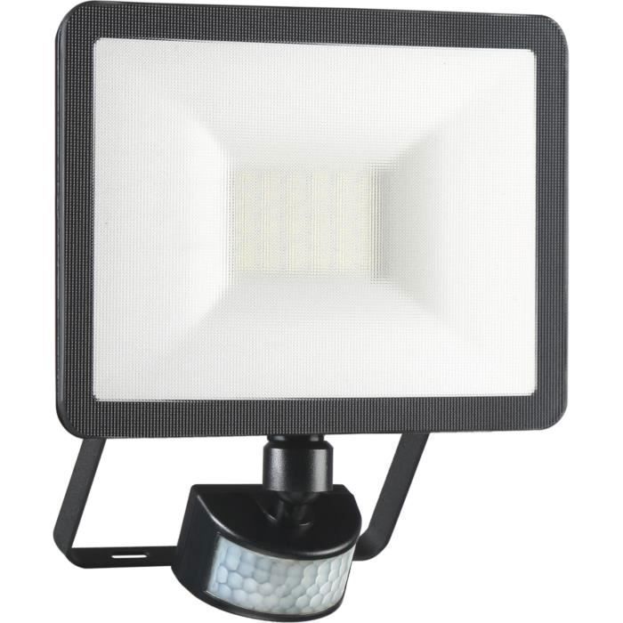Projecteur LED dextérieur avec détecteur de mouvement ELRO LF60 - 20W - 1600LM - Étanche IP54 - Noir Projecteur LED dextérieur avec détecteur de mouvement ELRO LF60 - 20W - 1600LM - Étanche IP54 - Noir