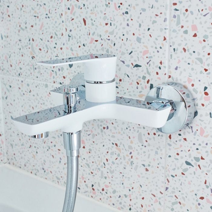 Mitigeur thermostatique de bain EsseBagno Luisa blanc