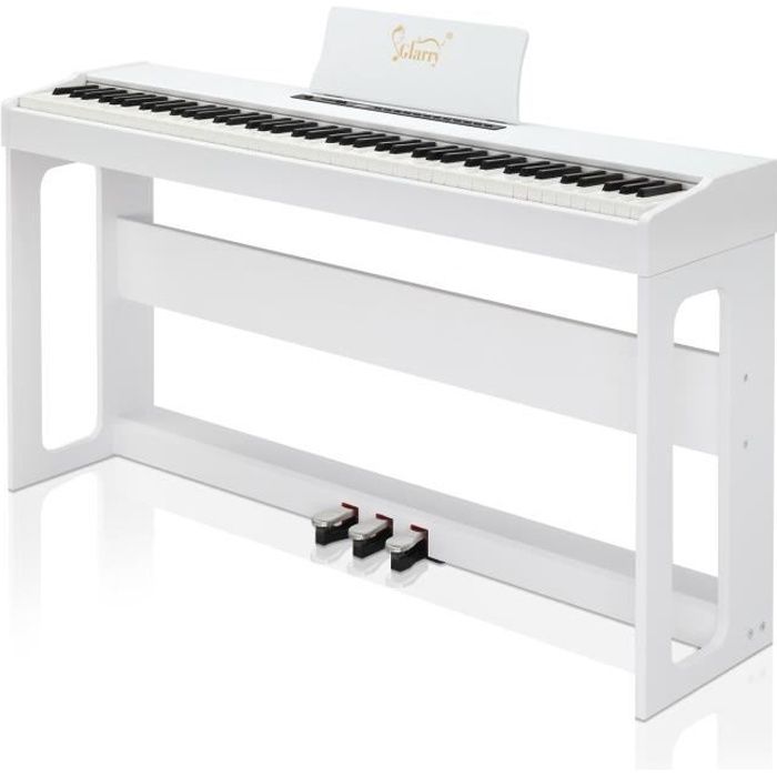 FCH - Piano numérique 88 touches avec vec support de meuble et casque audio pour musicien confirmé