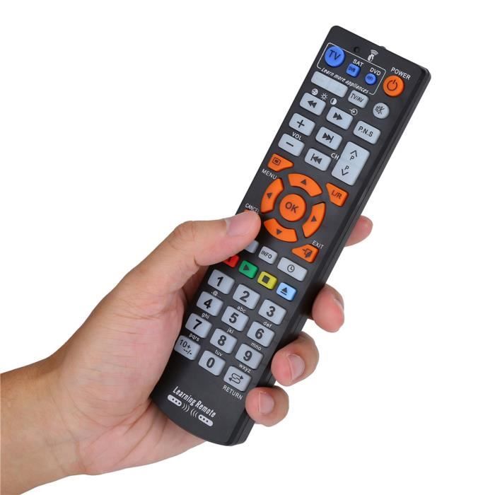 Télécommande Universelle Intelligente Avec Fonction D'apprentissage - Compatible TV, Box, Lecteur - Neuf