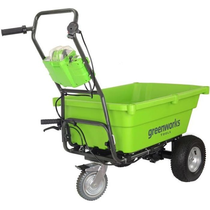 Greenworks Chariot de jardin autopropulsé sans pile 40 V G40GC 7400007
