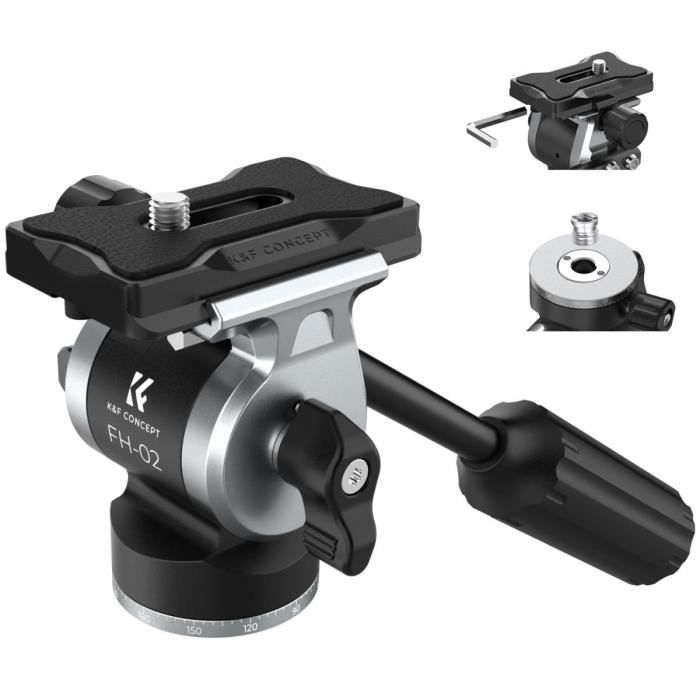 Tête pour trépied Leofoto BV-10 rotule fluide vidéo Arca-Swiss 5kg