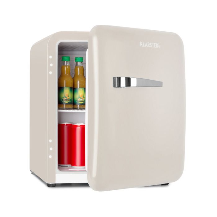 Mini-réfrigérateur 66 Litres Klarstein Cool Kid – Classe E, Congélateur 4L, Silencieux 42dB, Gris