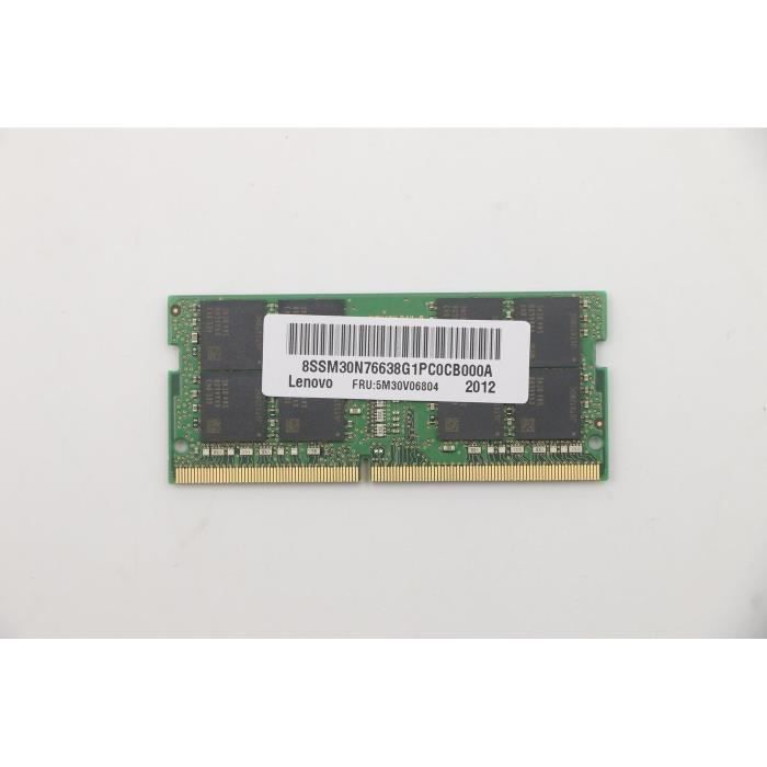 Mise à niveau de la mémoire LENOVO SODIMM DDR4 3200