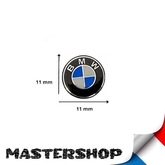 logo a collé 11mm bmw embleme autocollant sticker pour BMW 11mm - Mastershop