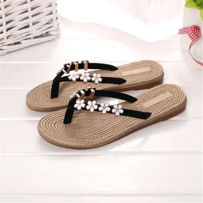 Femmes Tong femme ete Tongue Qualité Supérieure Tongue Confortable mode  Pantoufle Respirant Classique Nouvelle Mode Chausson - Cdiscount Sport