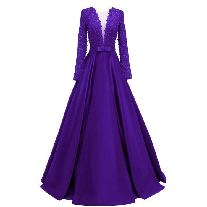 robe de bal violette