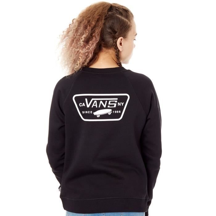 pull vans noir femme