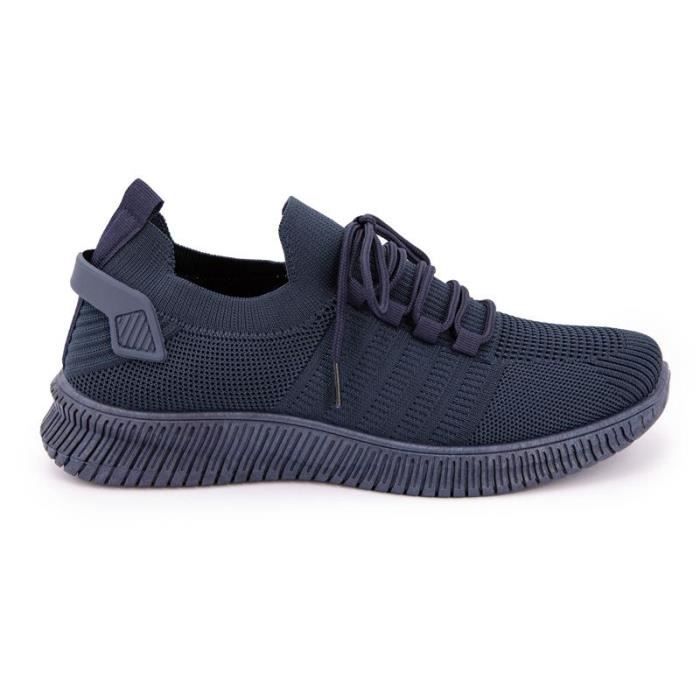 AZMAHT Chaussures à Enfiler Basket Sans Lacets Homme Chaussure Sport Homme Basket Homme Sans Lacets Chaussures De Sport En Salle Homme Chaussures Sans Lacets Sneakers,Noir,38/240mm