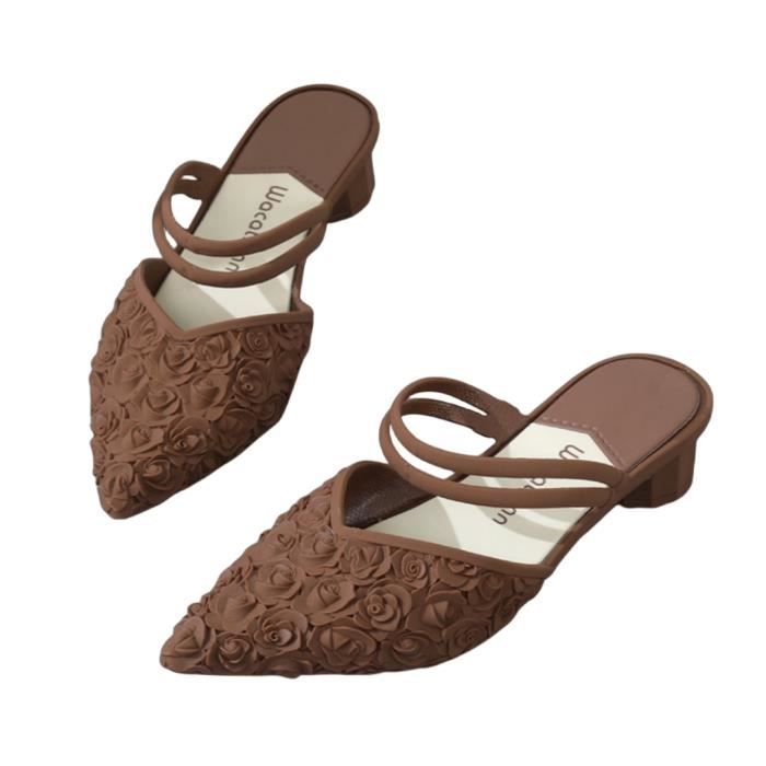 Sandales De Soirée Femme à Talon 10 Cm - Strass, Bride Réglable - Taille 36 à 42 EU