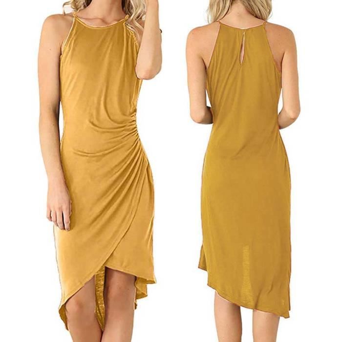 robe chasuble noire femme
