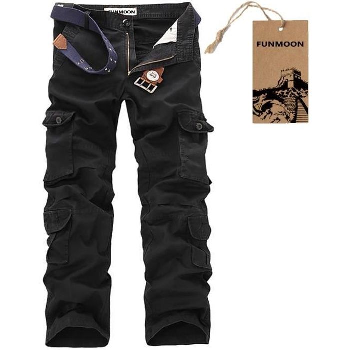 Pantalon de jogging - Cargo pour homme - Style Hip Hop - Multi-poches