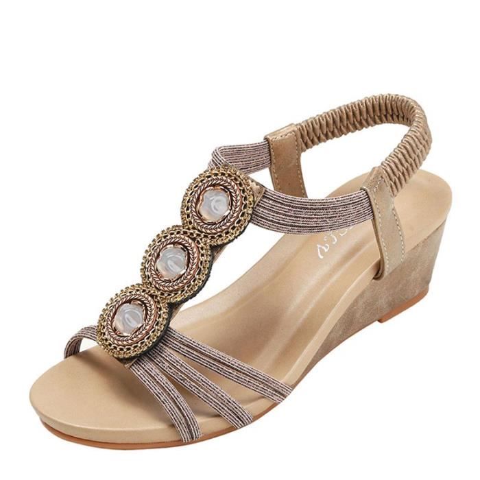 Talons Compensés Reef High Tropic En Daim Noir - Taille 6 US Femme - Neuf Avec Emballage D'origine