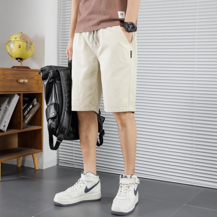 Short Homme 2025 Short Lin Et Bermuda Homme 3/4 Long D'Été