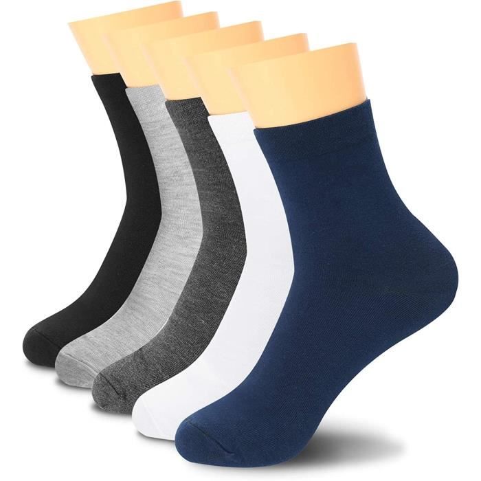 DIVABONNA 12 Paires de Chaussettes Basses - Homme et Femme