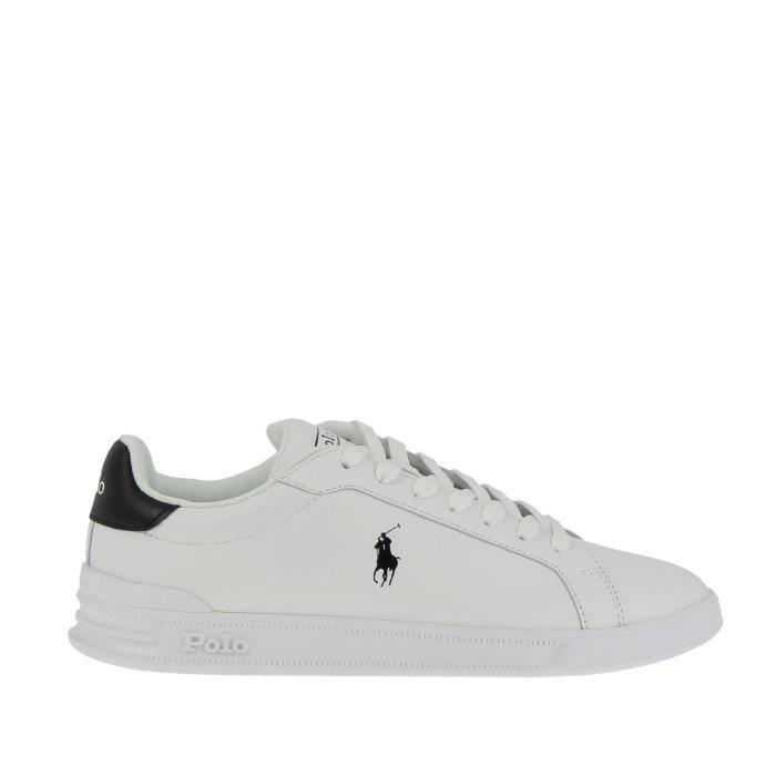 Basket homme Ralph Lauren Héritage Court 2 coloris Noir