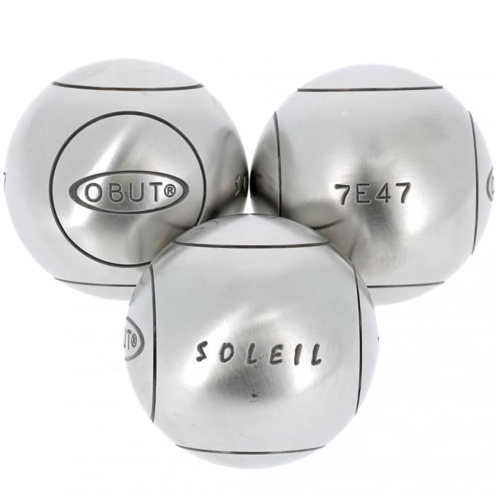 OBUT Boules de p&eacute;tanque Soleil tendre  71 mm -  