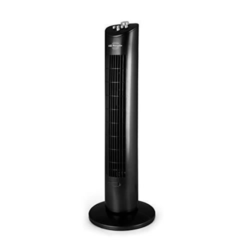 Ventilateur de tour - ORBEGOZO - TW 0800 - 79 cm - Oscillation - Design moderne noir