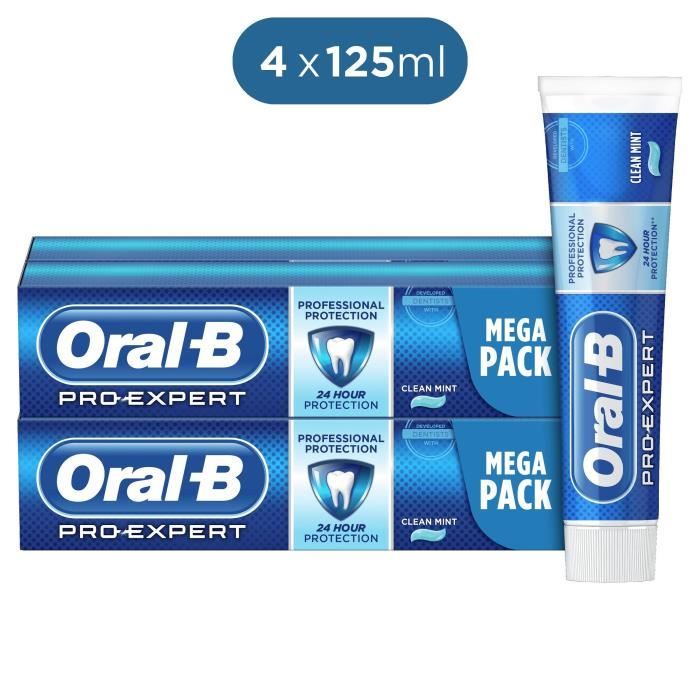 ORAL-B Dentifrice Protection Professionnelle - 4 x 125 ml