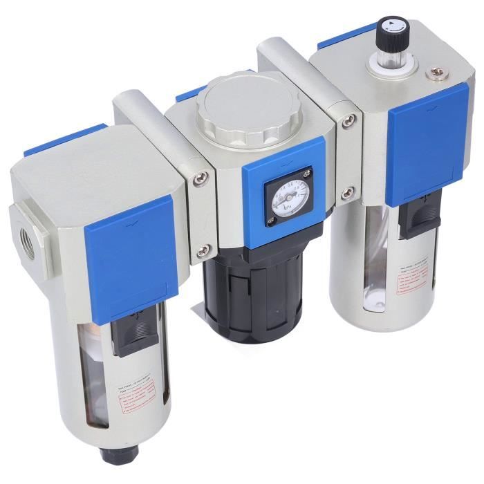 Régulateur Filtre à Air Comprimé BSP 1/2 – En Aluminium, Avec Bouton Réglable, Pour Compresseur Et Outils Pneumatiques