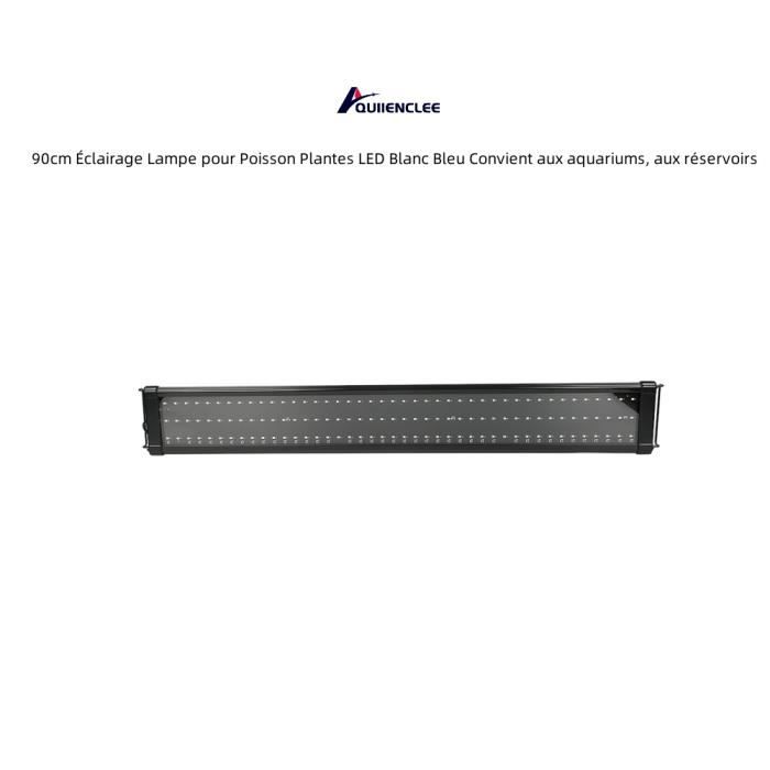 Meilleurs prix pour QUIIENCLEE 90cm Éclairage Lampe pour Poisson Plantes LED Blanc Bleu Convient aux aquariums, aux réservoirs