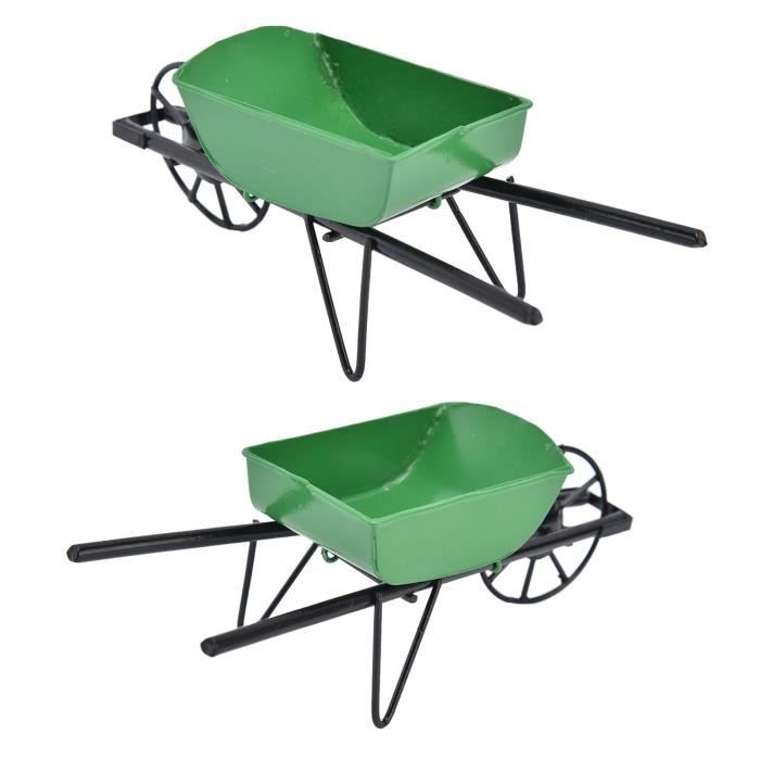 Accessoire Diorama Bricolage Mini Brouette Décorative – Jouet Jardin Miniature En ABS – 9 Cm, Pour Maison De Poupée, Déco, Photos – Vert Et Marron Accessoire Diorama Bricolage Mini Brouette Décorative – Jouet Jardin Miniature En ABS – 9 Cm, Pour Maison De Poupée, Déco, Photos – Vert Et Marron
