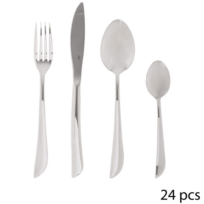 Secret de Gourmet - Ménagère 24 pièces Serrat - Inox