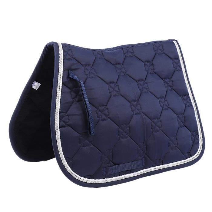 Meilleurs prix pour Tapis de selle de cheval - SHIPENOPHY - Bleu marine - Coton doux respirant - Taille 99x68cm - Léger et pratique