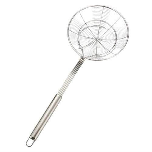 Happyyami - Cuillère Passoire Écumoire En Acier Inoxydable - Parfaite Pour Soupes, Pâtes, Friture Et Cuisine Quotidienne