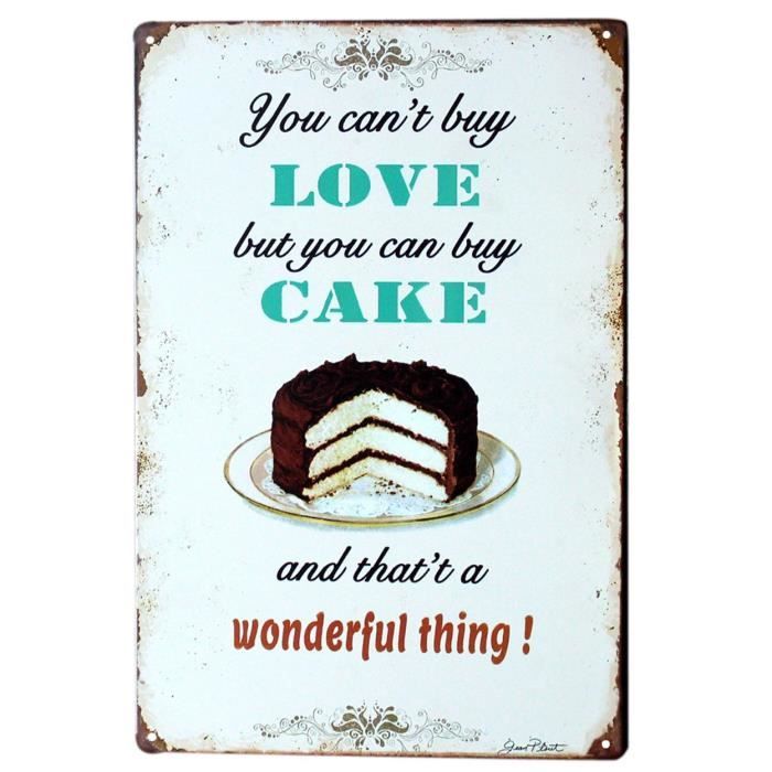 Lukis Pque Metal Peinture Mur Decoration Cocktail Dessert Gateau Patisserie Cake Bar Cafe Boungerie Bal Retro Publicite 30cm Achat Vente Objet Decoration Murale Cdiscount