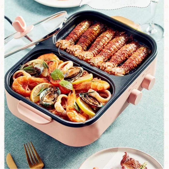 Poêle à frire électrique poêle de cuisson électrique multifonction