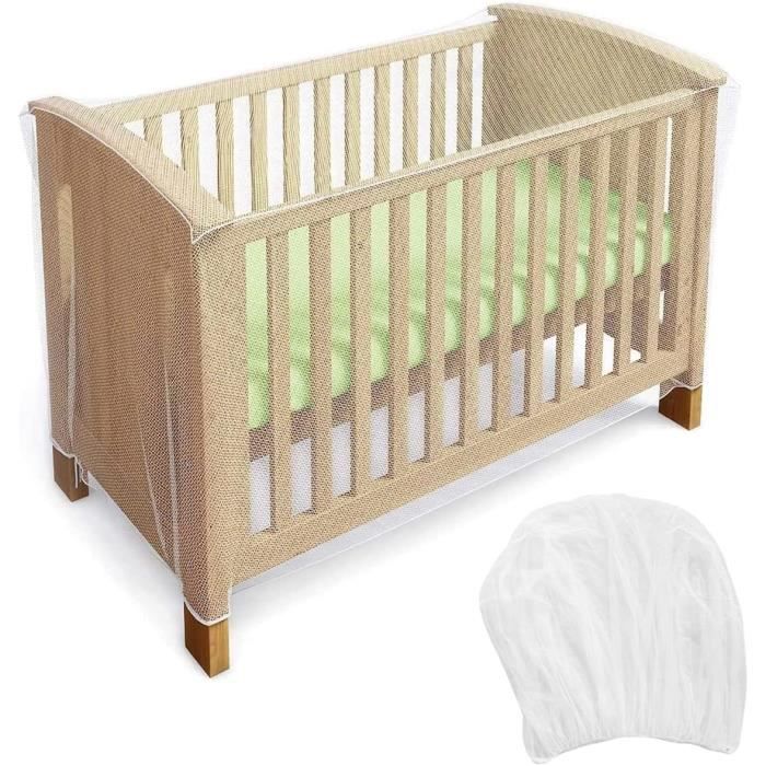 Support Pour Moustiquaire De Lit Bébé - Fixation à Clip Sur Barreaux - Accessoire Pour Berceau, Lit Parapluie - Installation Facile
