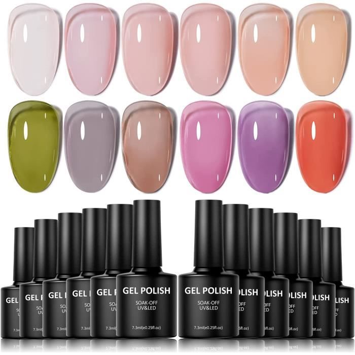 Lot De vernis semi permanent peggy sage