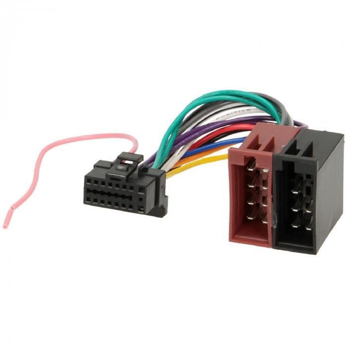 Cable adaptateur ISO Alpine pour CDE-112Ri CDE-113BT CDE-114BTi CDE-123R CDE-125BT