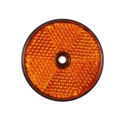 Lot De 60 Catadioptres Adhésifs Orange - Visibilité Sécurité OC-pro