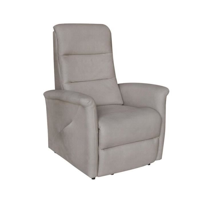 fauteuil relax releveur mastic - kenya - l 75 x l 82 x h 110