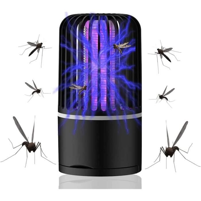 Lampe Anti-Moustiques, Anti-Insectes Électrique Pour L'Intérieur Et  L'Extérieur, Chargeur Usb 1000 V Piège À Insectes Portabl[P3743] -  Cdiscount Santé - Mieux vivre
