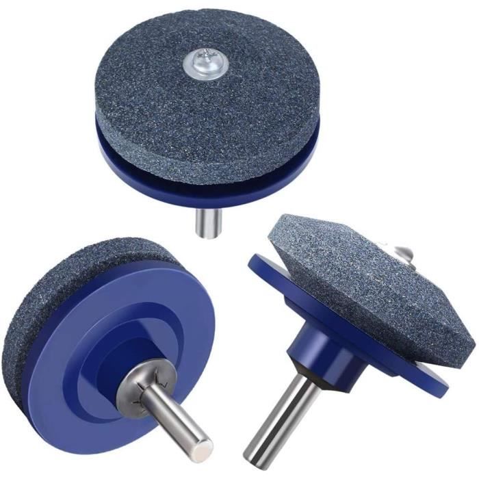 Aiguiseur De Lames Pour Tondeuse à Gazon - Compatible Perceuse - Avec équilibrage - Pour Sécateurs Et Outils De Jardin - 4