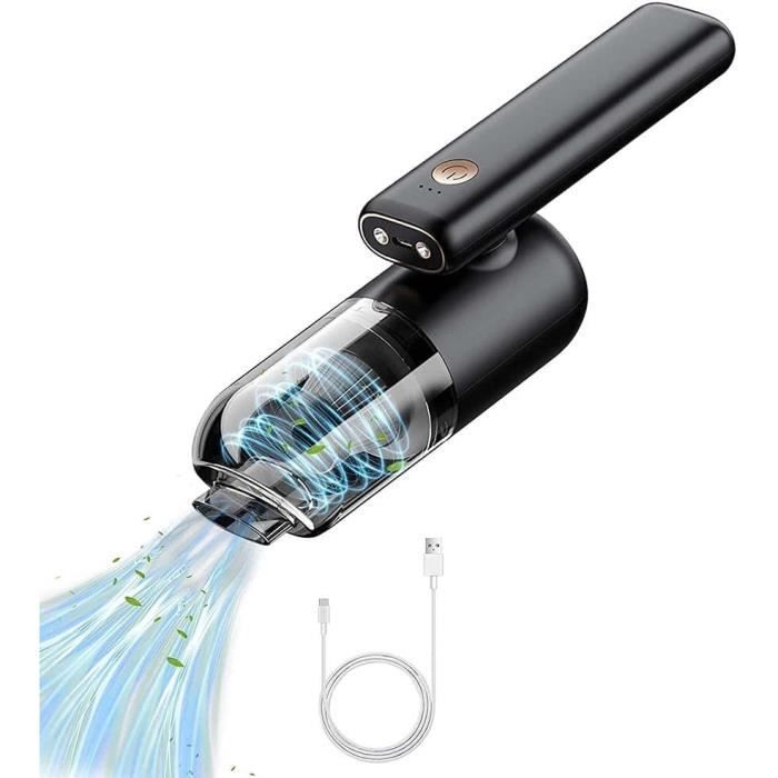Aspirateur Main Sans Fil 11000Pa - 4 En 1 Rechargeable USB - Pour Voiture & Maison - Pliable Et Ultra Puissant