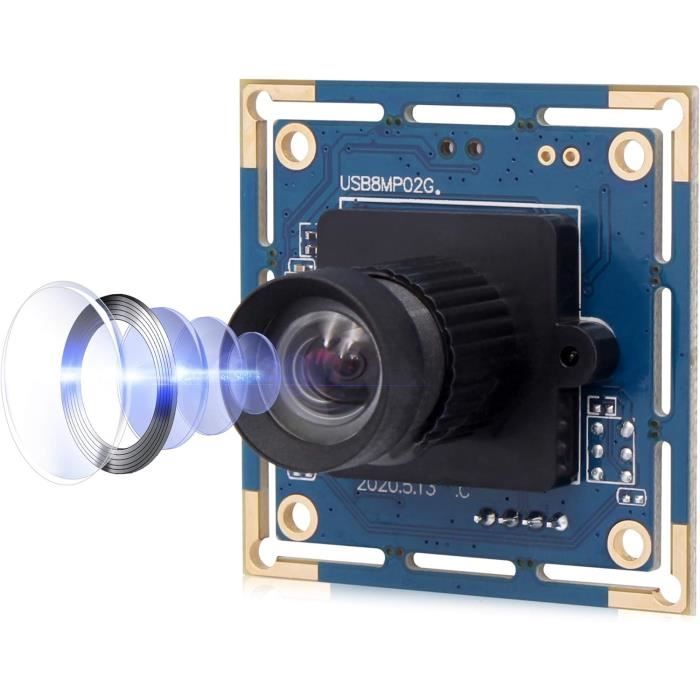 Camera Haut Resolution Module Caméra Usb 8 Mp Haute Résolution 3264 X 2448 Hd Avec Lentille 75 ...