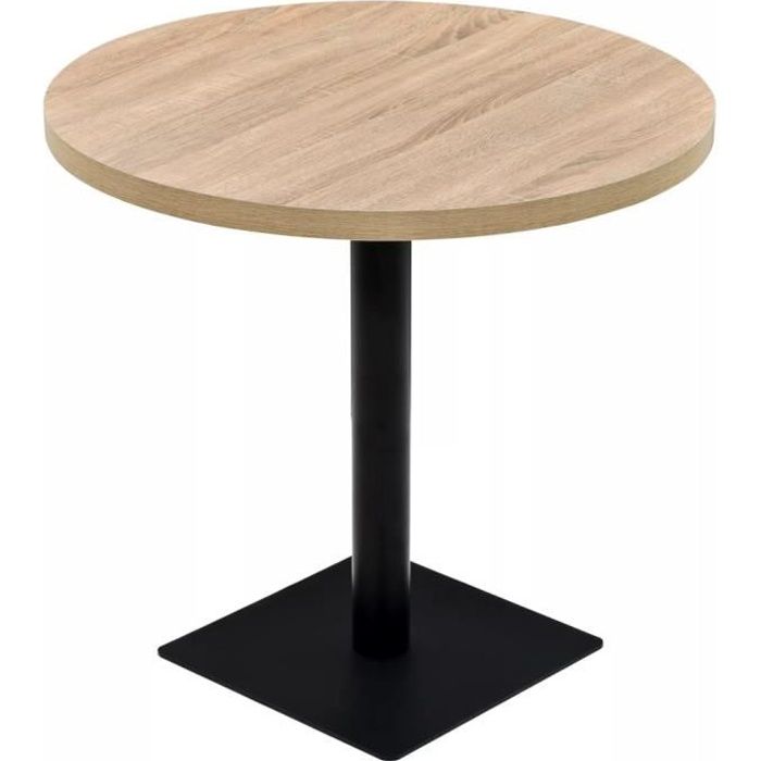vidaXL Table de bistro Ø70 cm - vue 3