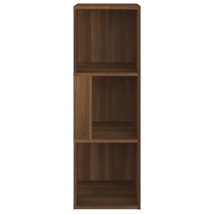 FAN Armoire d angle Ch ne marron 33x33x100 cm Bois d ing nierie DX9132